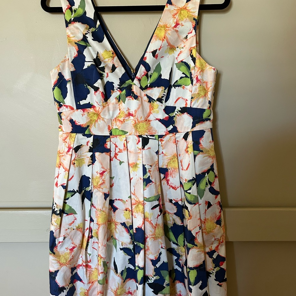 J. Crew Vibrant Floral Dress